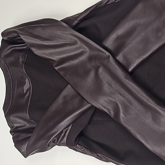 Via Spiga Jacket small shell 100% lamb leather lining polyester vintage - Picture 11 of 13